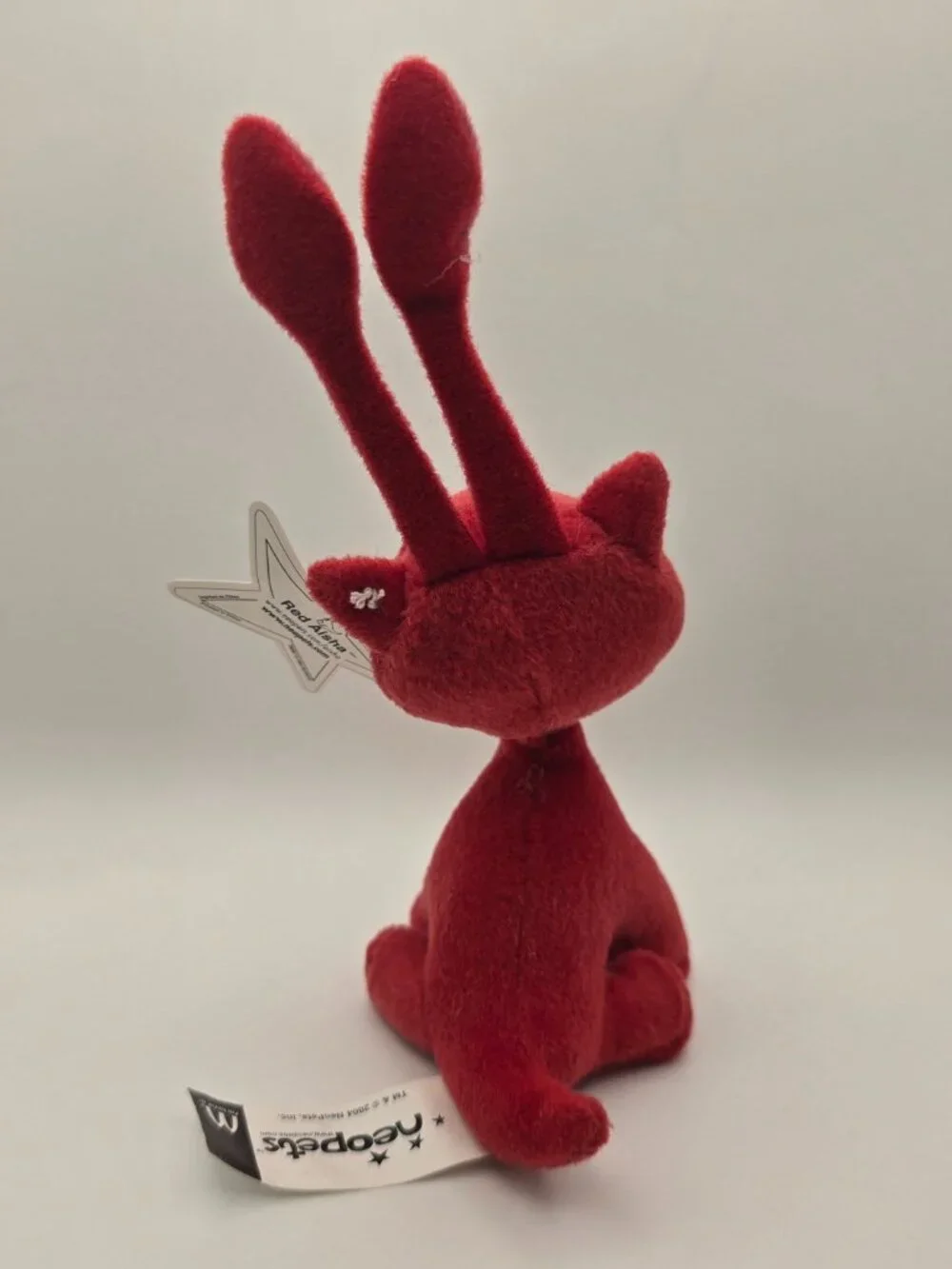 McDonald's Neopets Red Aisha Plushie 2004 Excellent condition with tags.